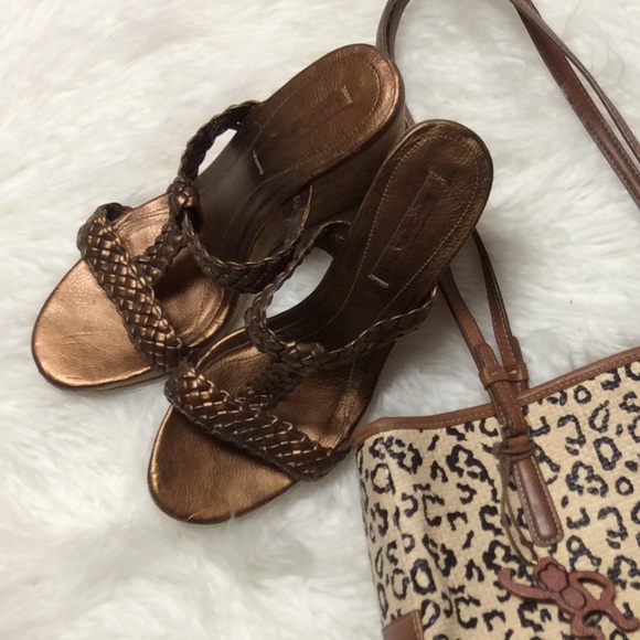 Bandolino Shoes - BANDOLINO SLIDE IN WEDGE HEELS/SANDALS/SHOES